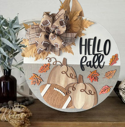 FB Hello Fall Door Hanger