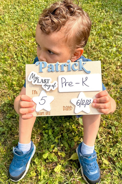 First Day Of School Sign