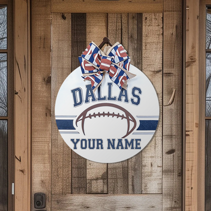 Football American Door Hanger