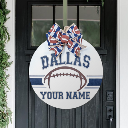 Football American Door Hanger