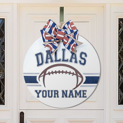 Football American Door Hanger