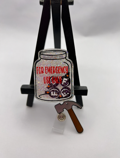 Badge Reel For Emergency