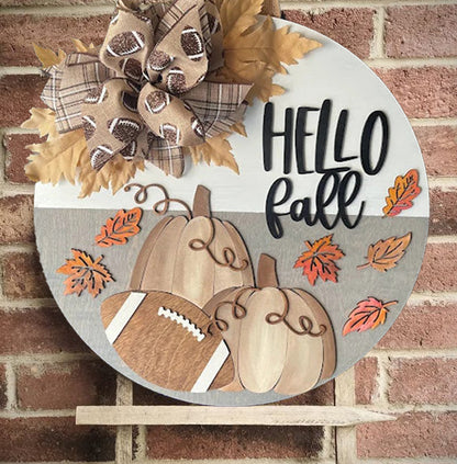 FB Hello Fall Door Hanger